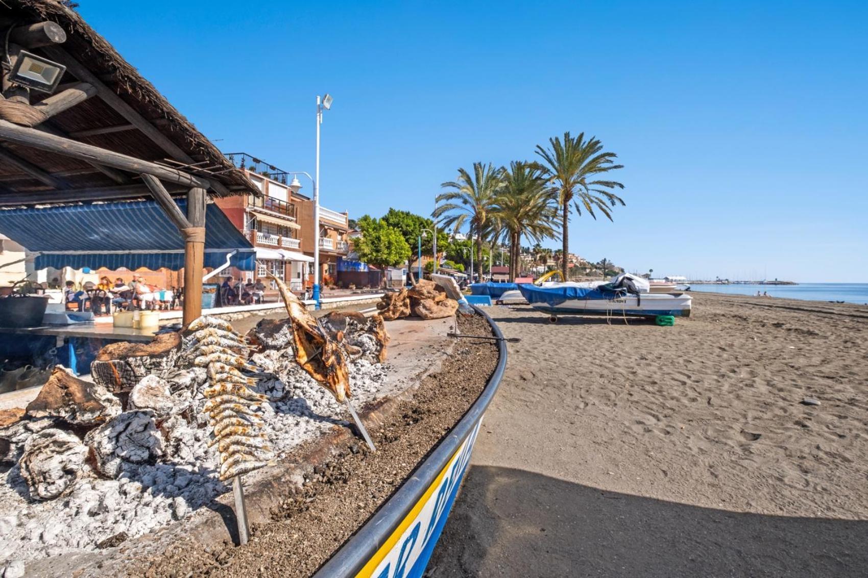 מאלגה Apartamento Frente A La Playa מראה חיצוני תמונה